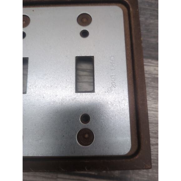 Brainerd Espresso Triple Toggle Switch Cover {Q} - Picture 6 of 10